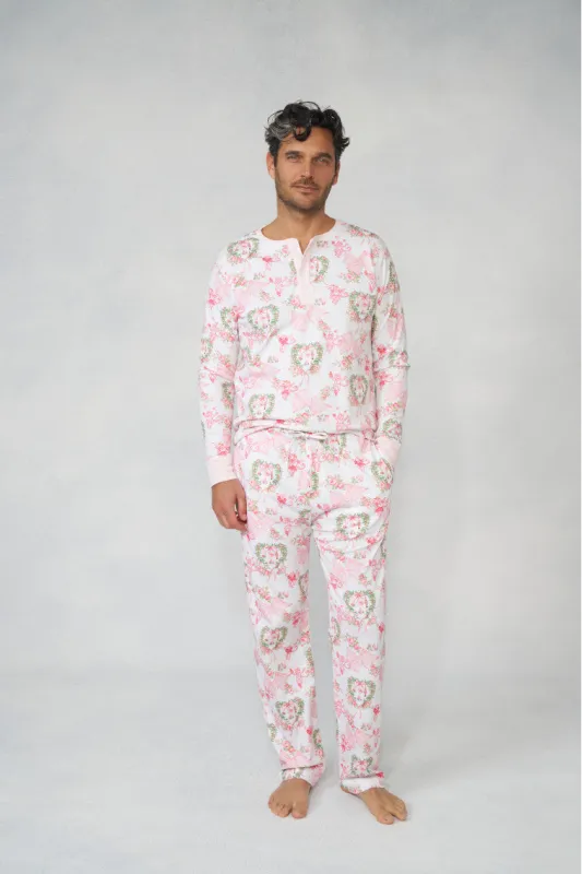 LoveShackFancy x Roller Rabbit Men's Merry Monkey Beaux Spencer Pajamas sold by LoveShackFancy