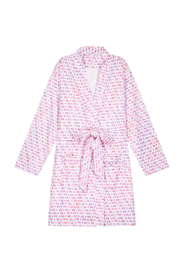 LoveShackFancy x Roller Rabbit Disco Bow Blake Robe sold by LoveShackFancy product image thumbnail 2