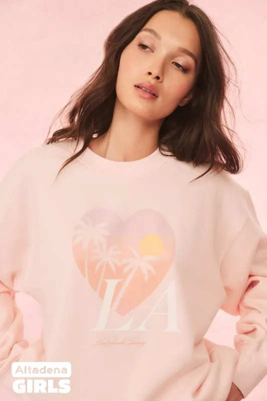 LA Pullover sold by LoveShackFancy