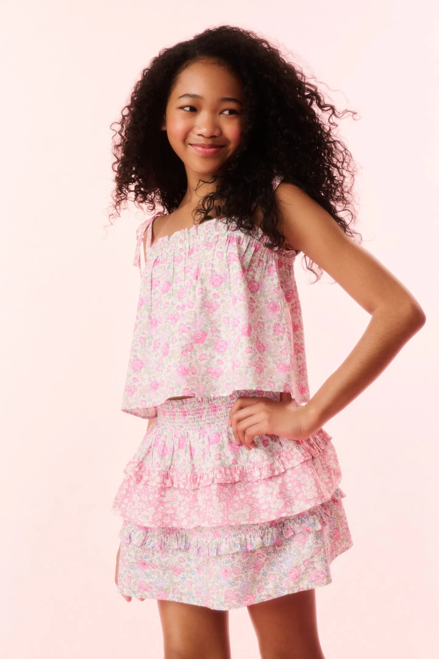 Girls Fiorella Liberty Fabric Top sold by LoveShackFancy product image thumbnail 2