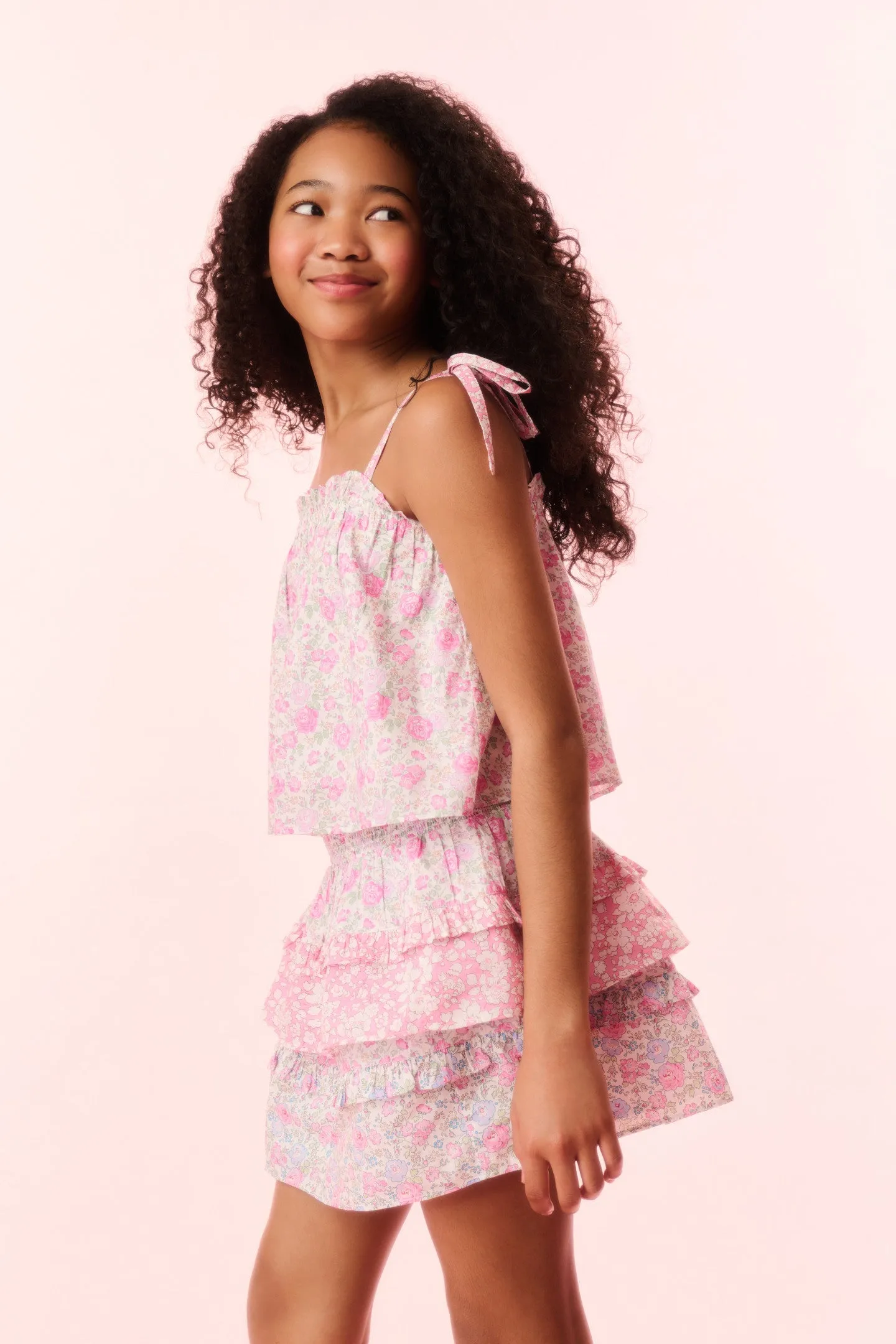 Girls Fiorella Liberty Fabric Top sold by LoveShackFancy product image thumbnail 3