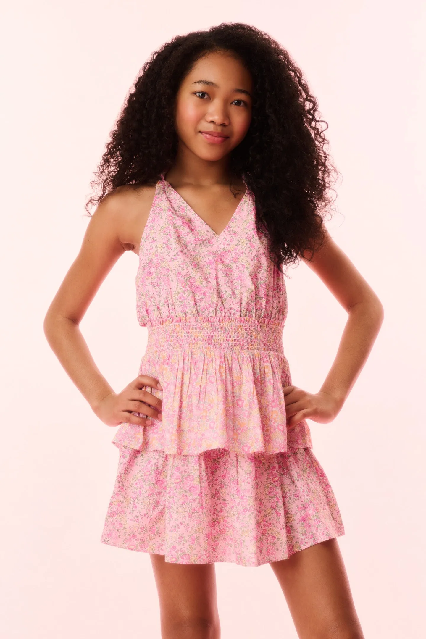 Girls Romille Tie-Dye Halter Dress - PRIMROSE CHARM sold by LoveShackFancy product image thumbnail 2