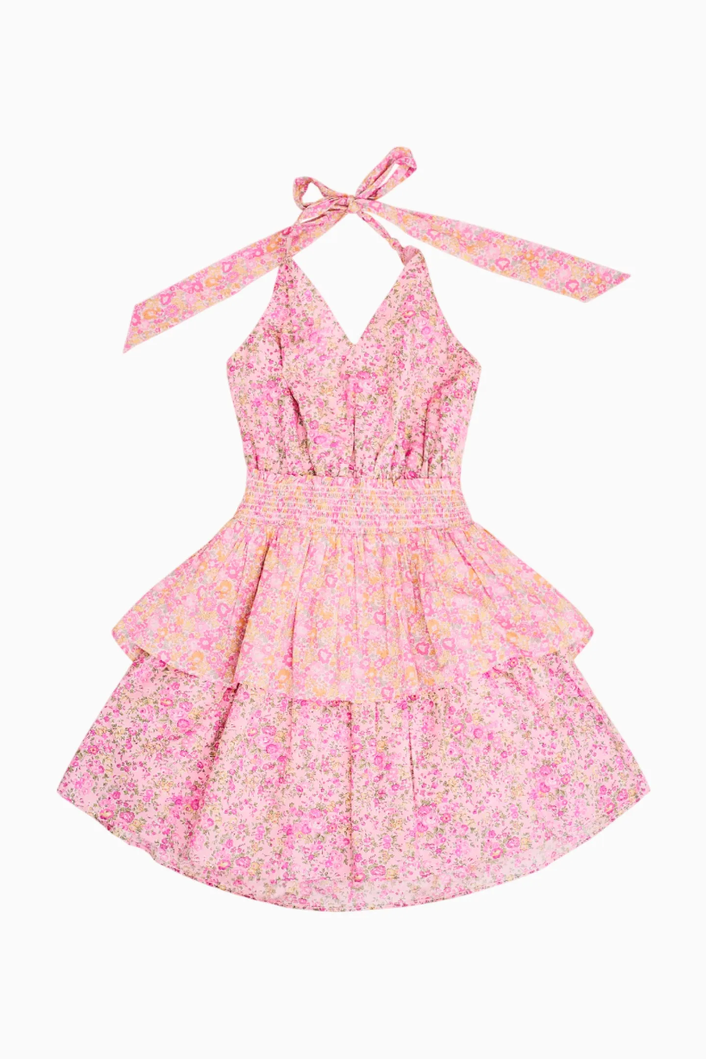 Girls Romille Tie-Dye Halter Dress - PRIMROSE CHARM sold by LoveShackFancy product image thumbnail 5