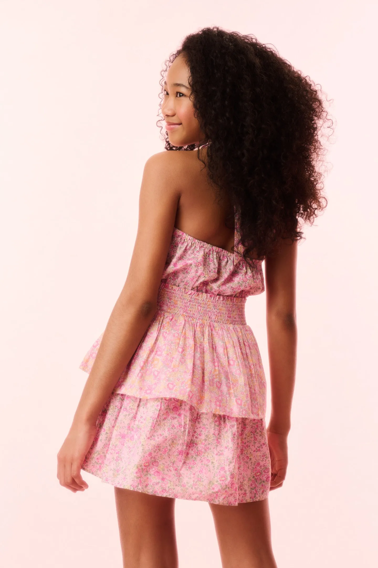 Girls Romille Tie-Dye Halter Dress - PRIMROSE CHARM sold by LoveShackFancy product image thumbnail 4