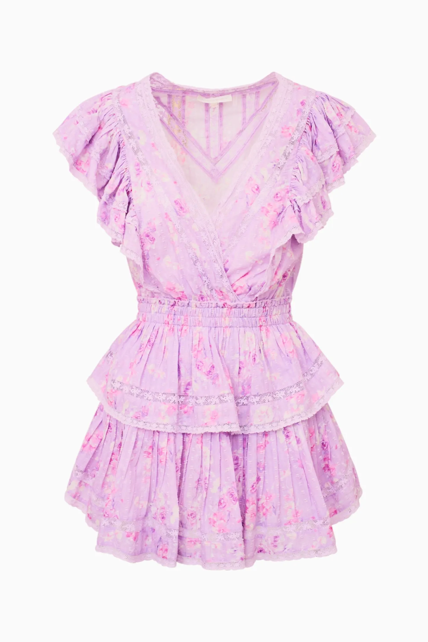 Gwen Heirloom Print Cotton Mini Dress sold by LoveShackFancy product image thumbnail 4