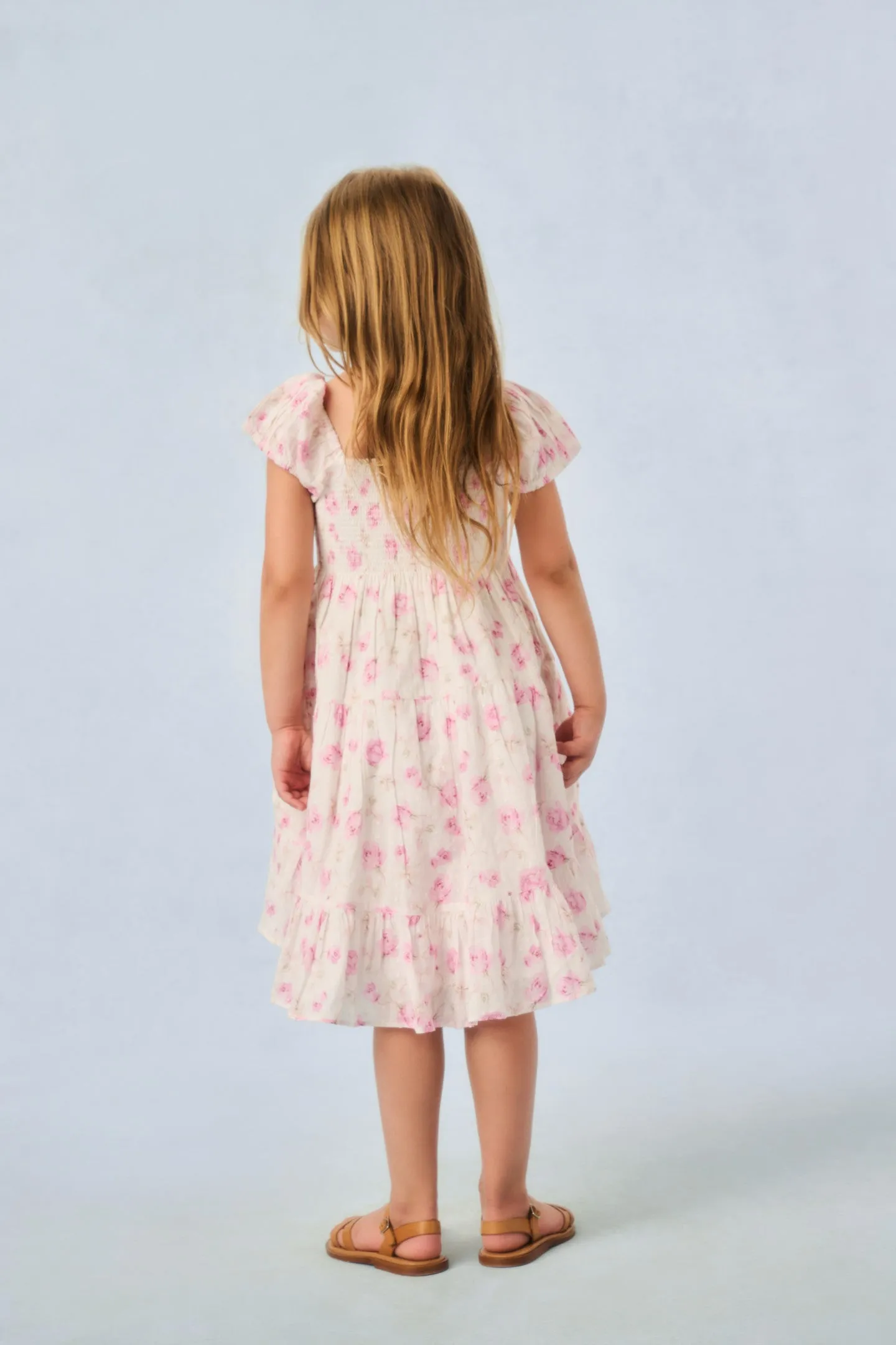 Girls Muriella Fragrance Print Dress - STERLING DUSK sold by LoveShackFancy product image thumbnail 2