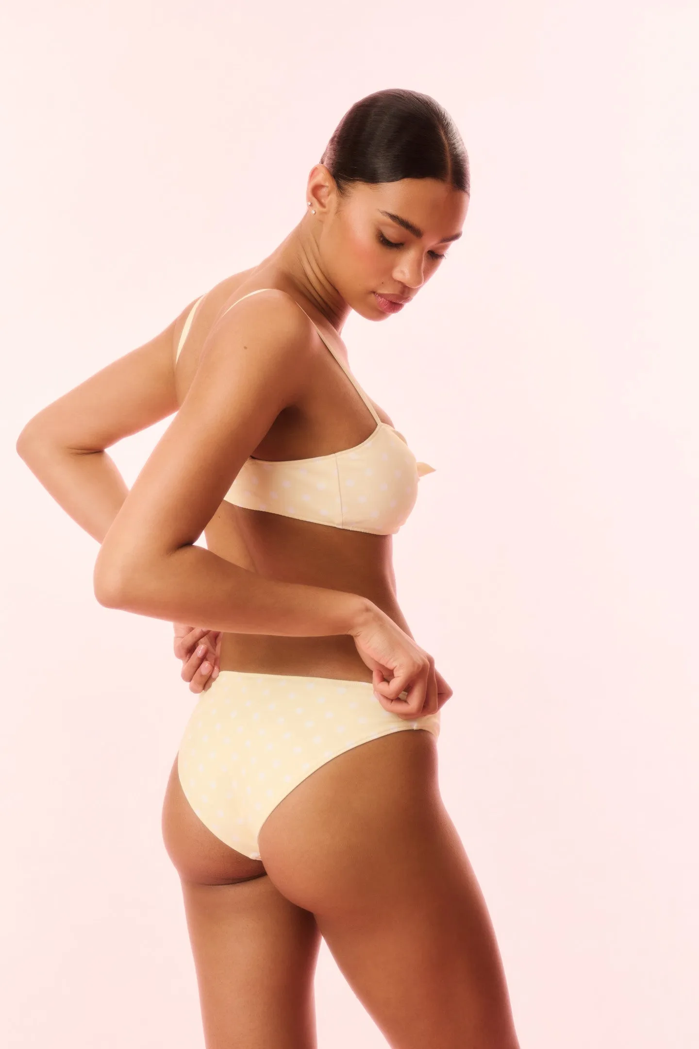 Klaudyna Polkadot Bikini - MARIGOLD sold by LoveShackFancy product image thumbnail 4