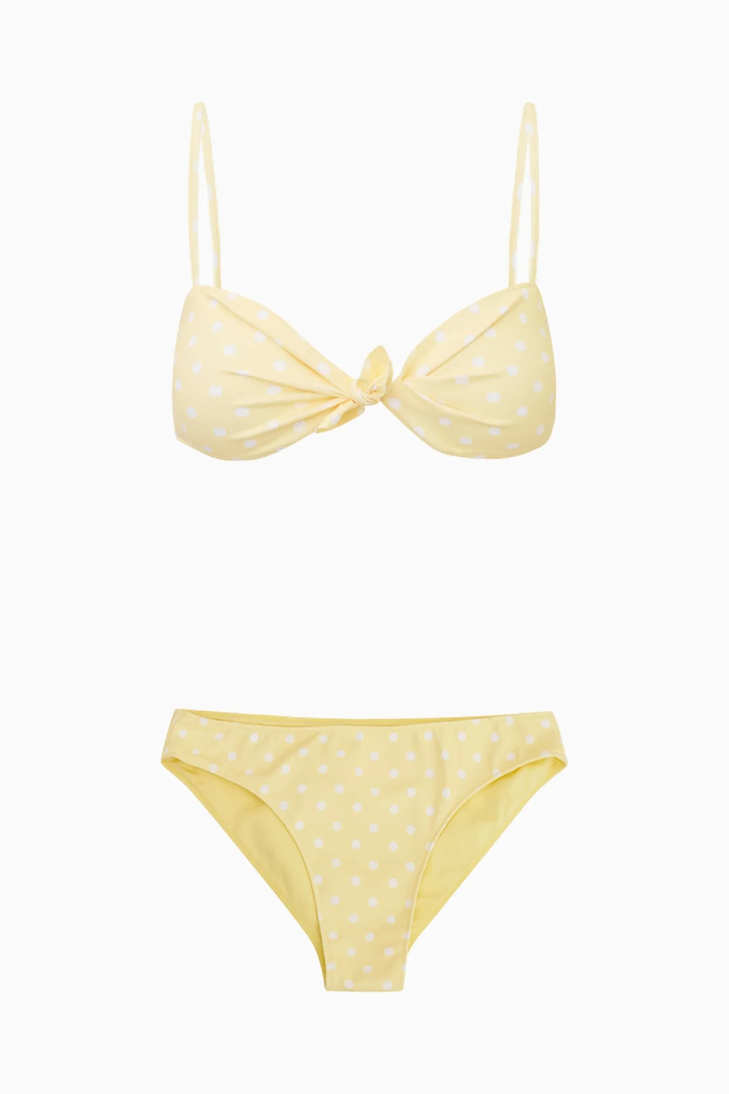 Klaudyna Polkadot Bikini - MARIGOLD sold by LoveShackFancy product image thumbnail 5