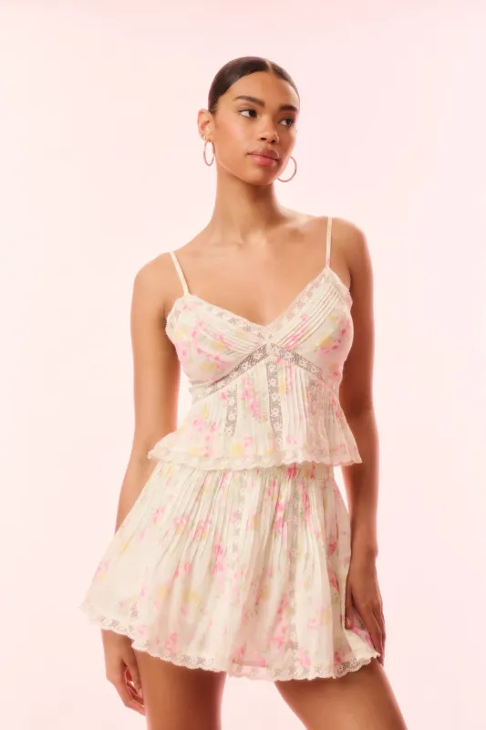 Elsette Cotton Floral Top sold by LoveShackFancy