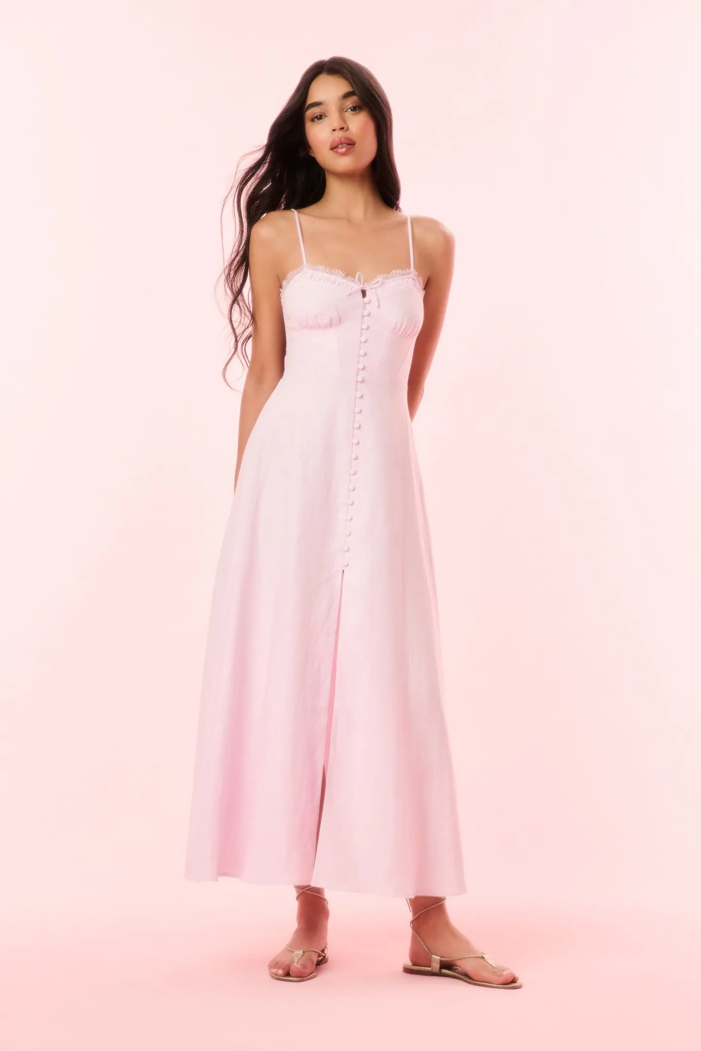 Linella Linen Maxi Dress sold by LoveShackFancy product image thumbnail 3