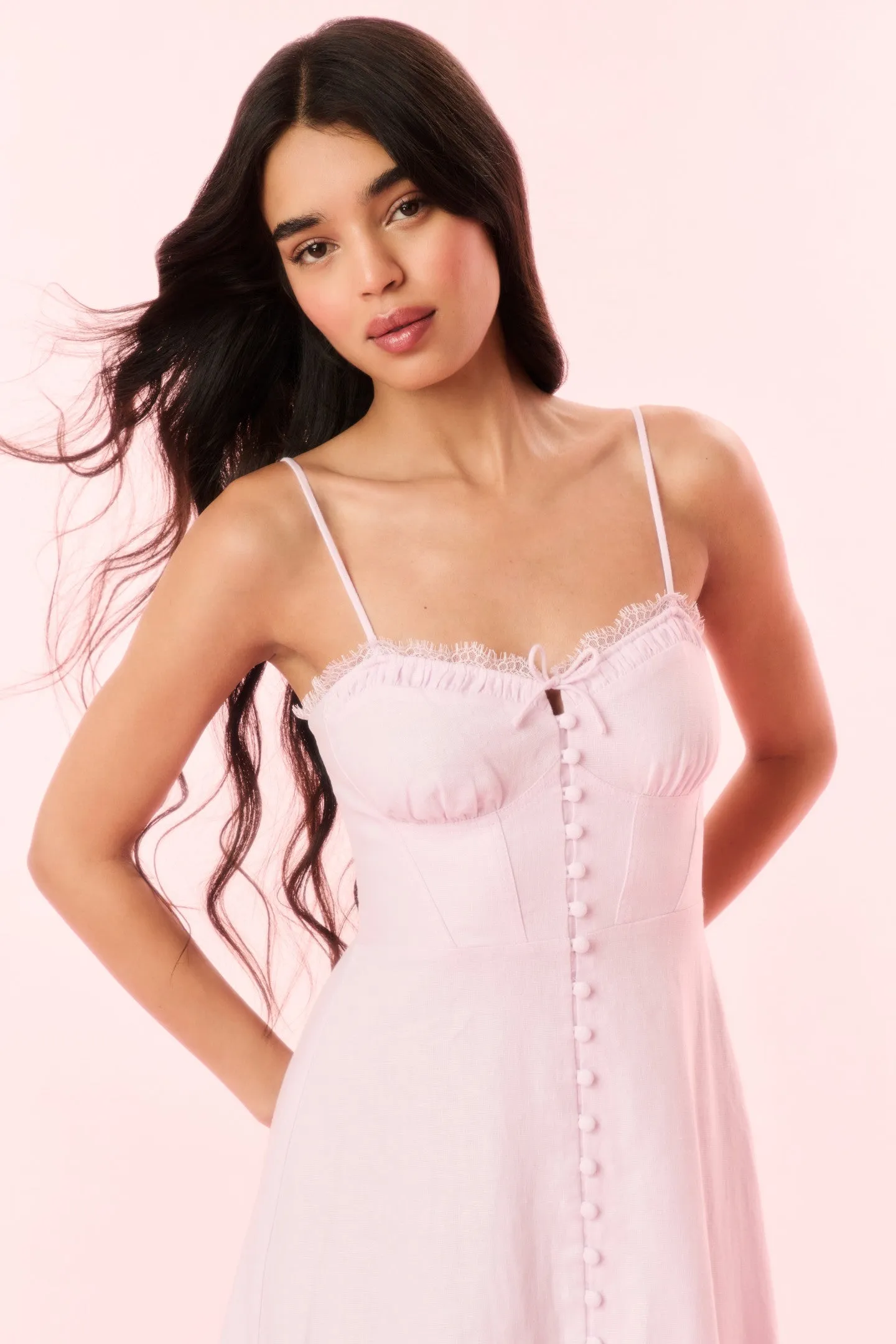 Linella Linen Maxi Dress sold by LoveShackFancy product image thumbnail 2