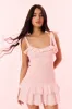 Sherina Cotton Smocked Mini Dress sold by LoveShackFancy