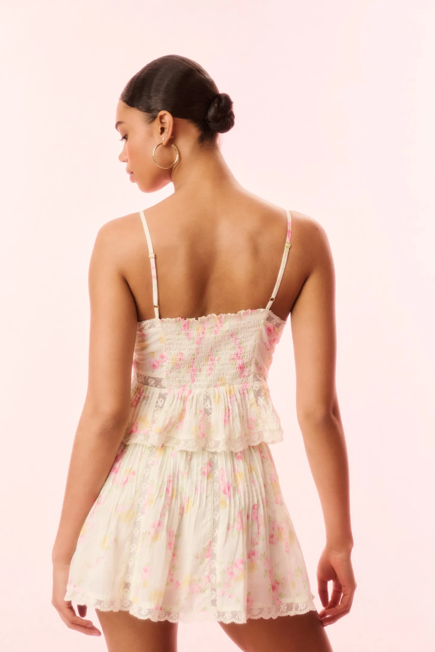 Amrina Cotton Floral Skirt sold by LoveShackFancy product image thumbnail 4
