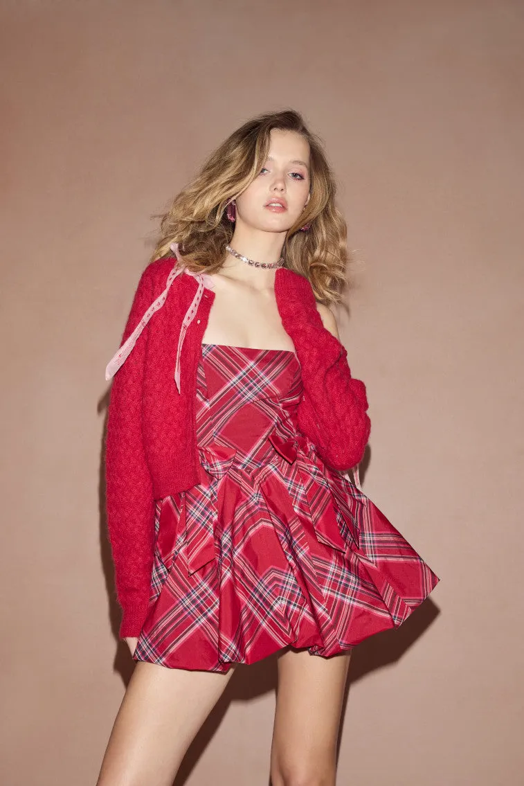 Cupid Bow Cardigan - CHERRY BOMB sold by LoveShackFancy product image thumbnail 4