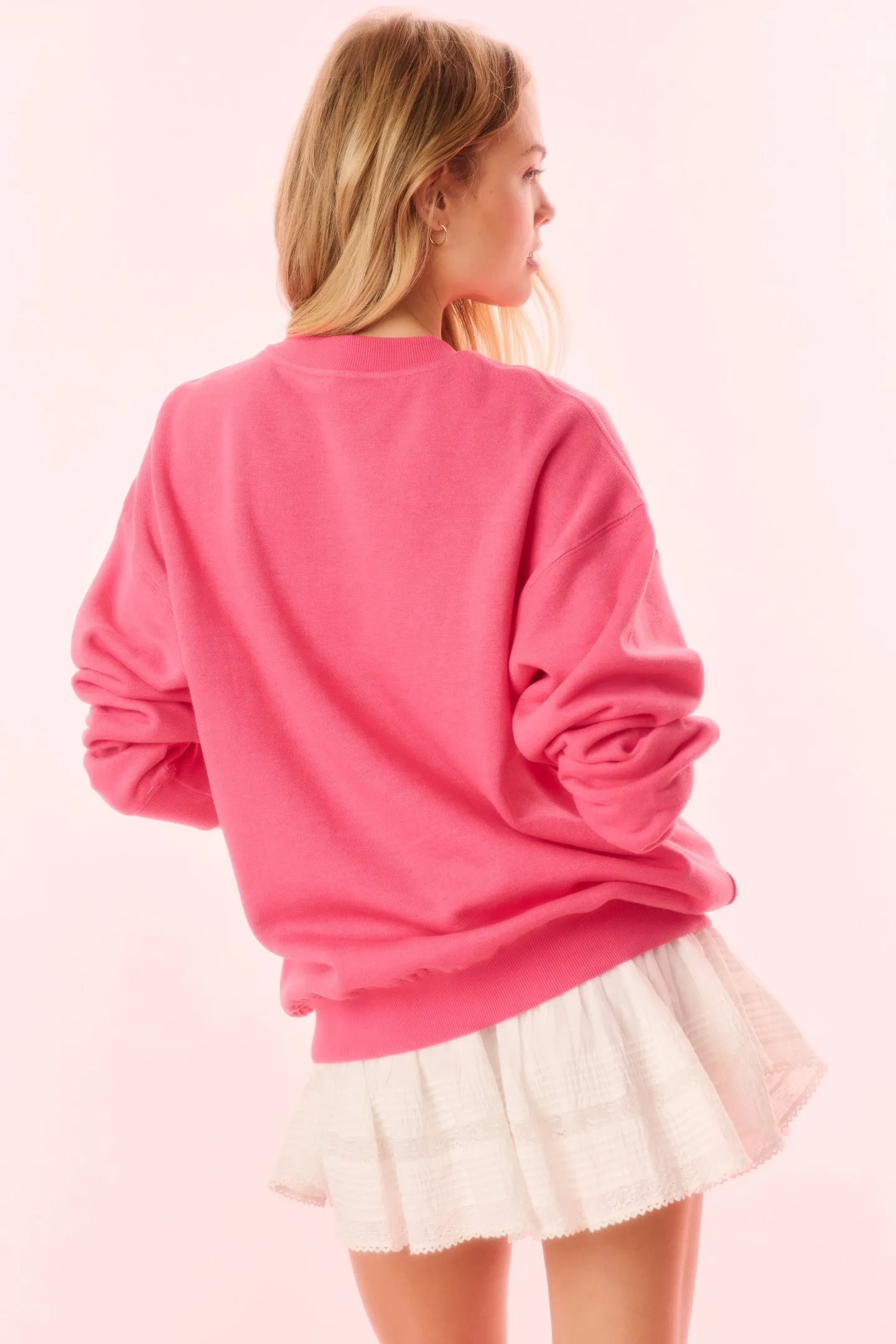 Palo City Pullover - CHERRY KISS NOTTING HILL sold by LoveShackFancy product image thumbnail 3