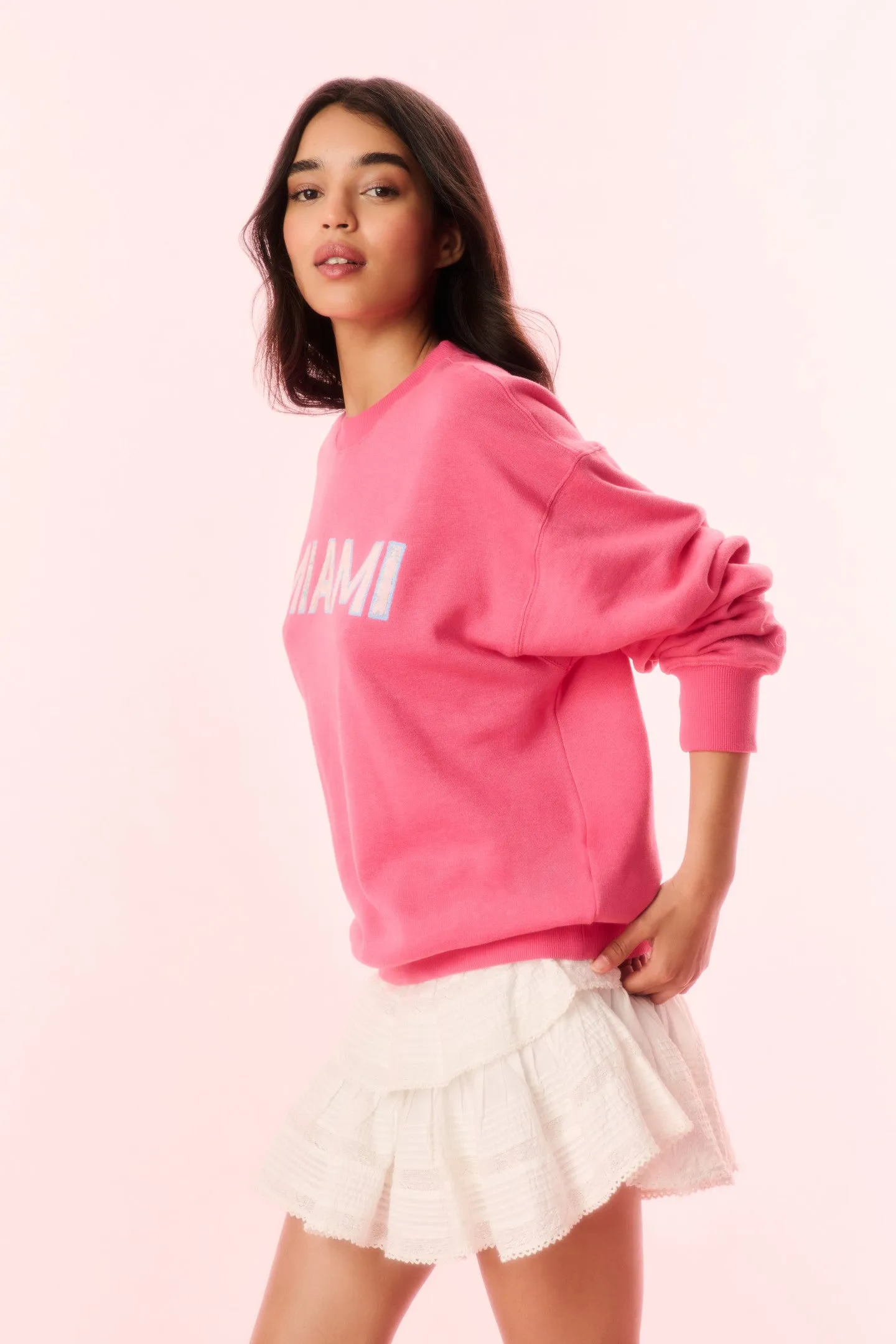 Palo City Pullover - CHERRY KISS MIAMI sold by LoveShackFancy product image thumbnail 2