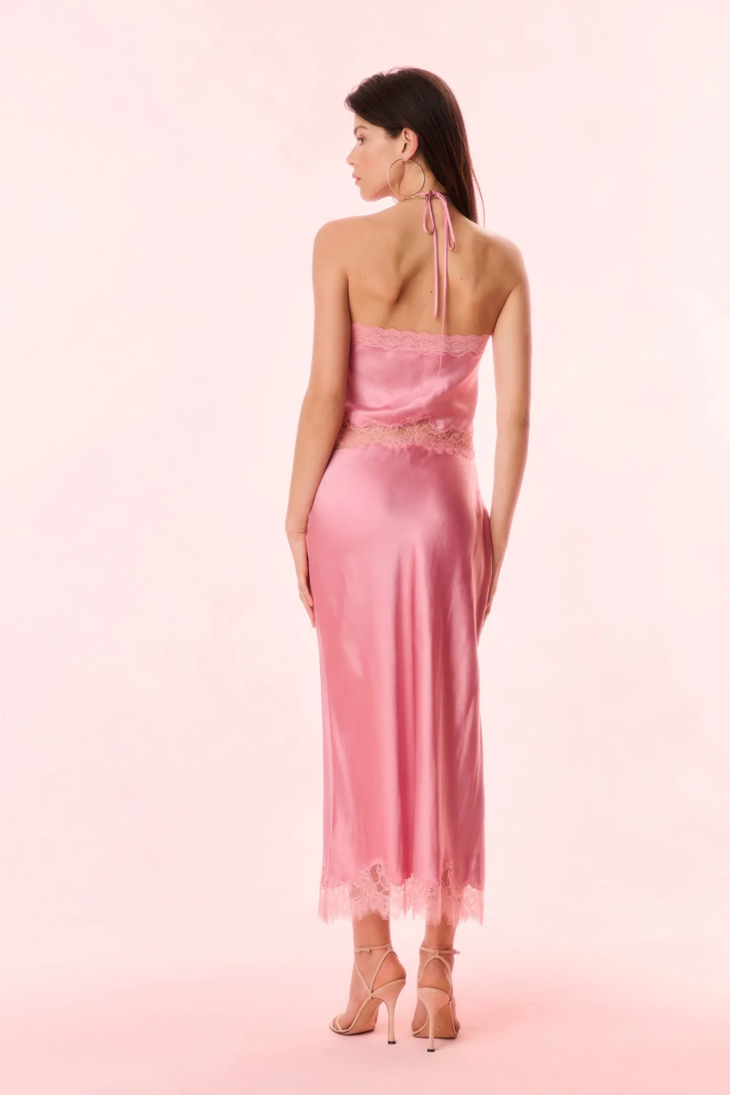 Rivier Silk-Blend Halter Top sold by LoveShackFancy product image thumbnail 3