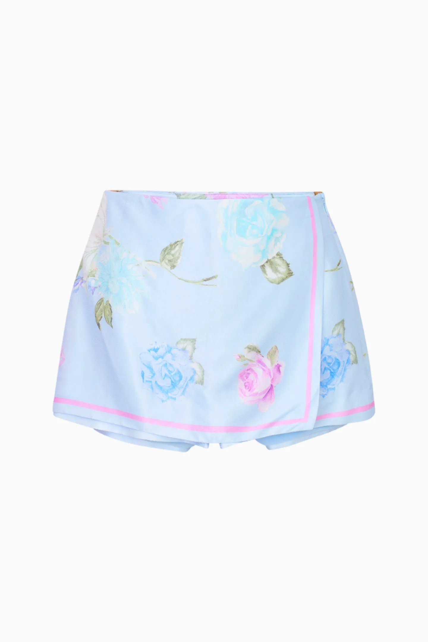 Sapphira Floral Wrap Skort sold by LoveShackFancy product image thumbnail 5