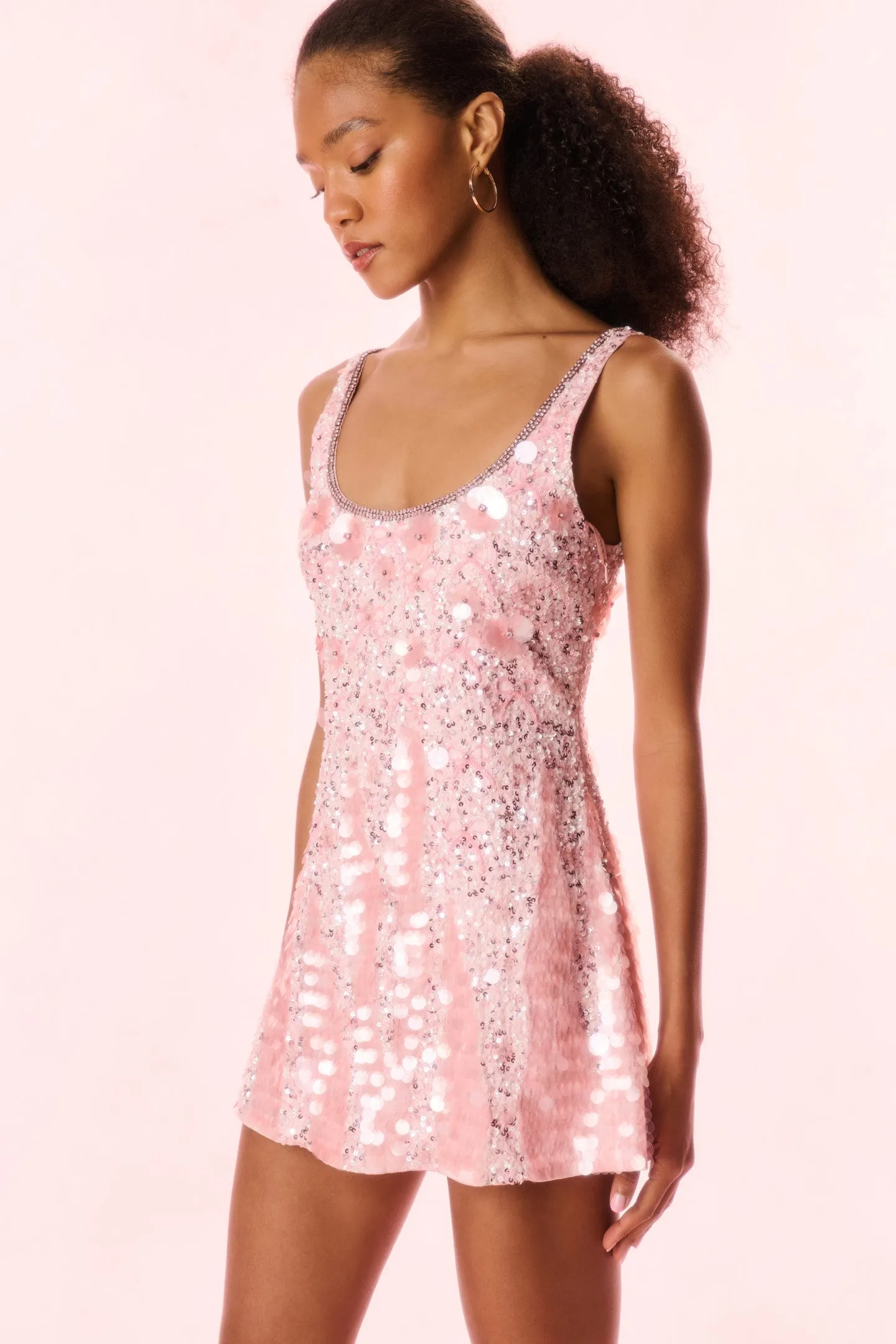Sarine Beaded Mini Party Dress sold by LoveShackFancy product image thumbnail 3