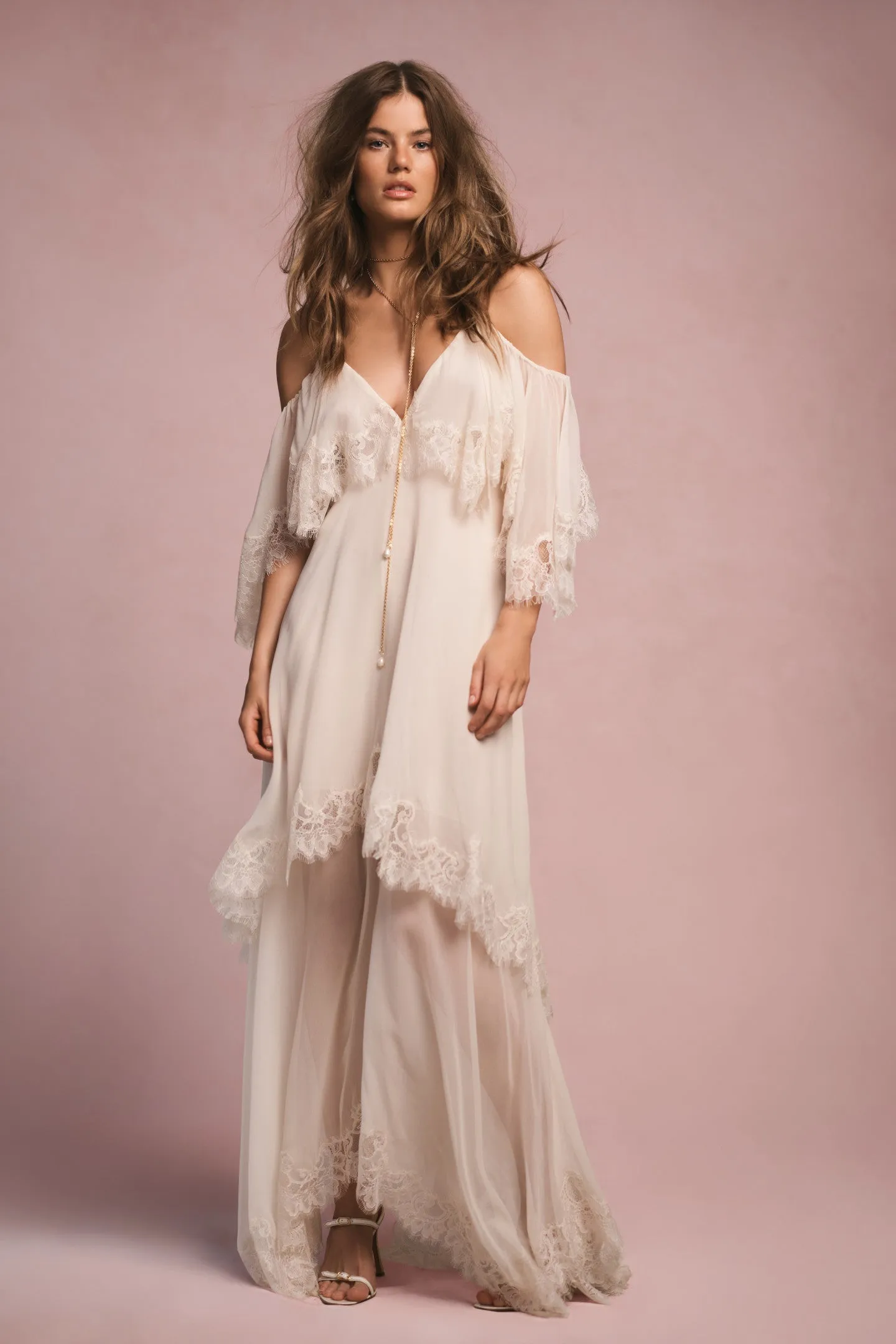 Annavelle Silk Chiffon Maxi Dress sold by LoveShackFancy product image thumbnail 2