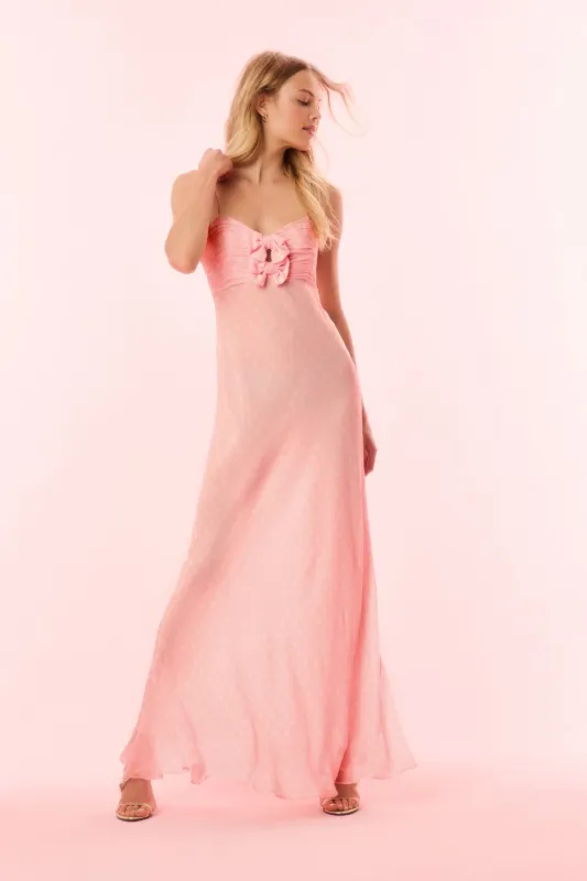 Bellby Polkadot Bow Gown sold by LoveShackFancy