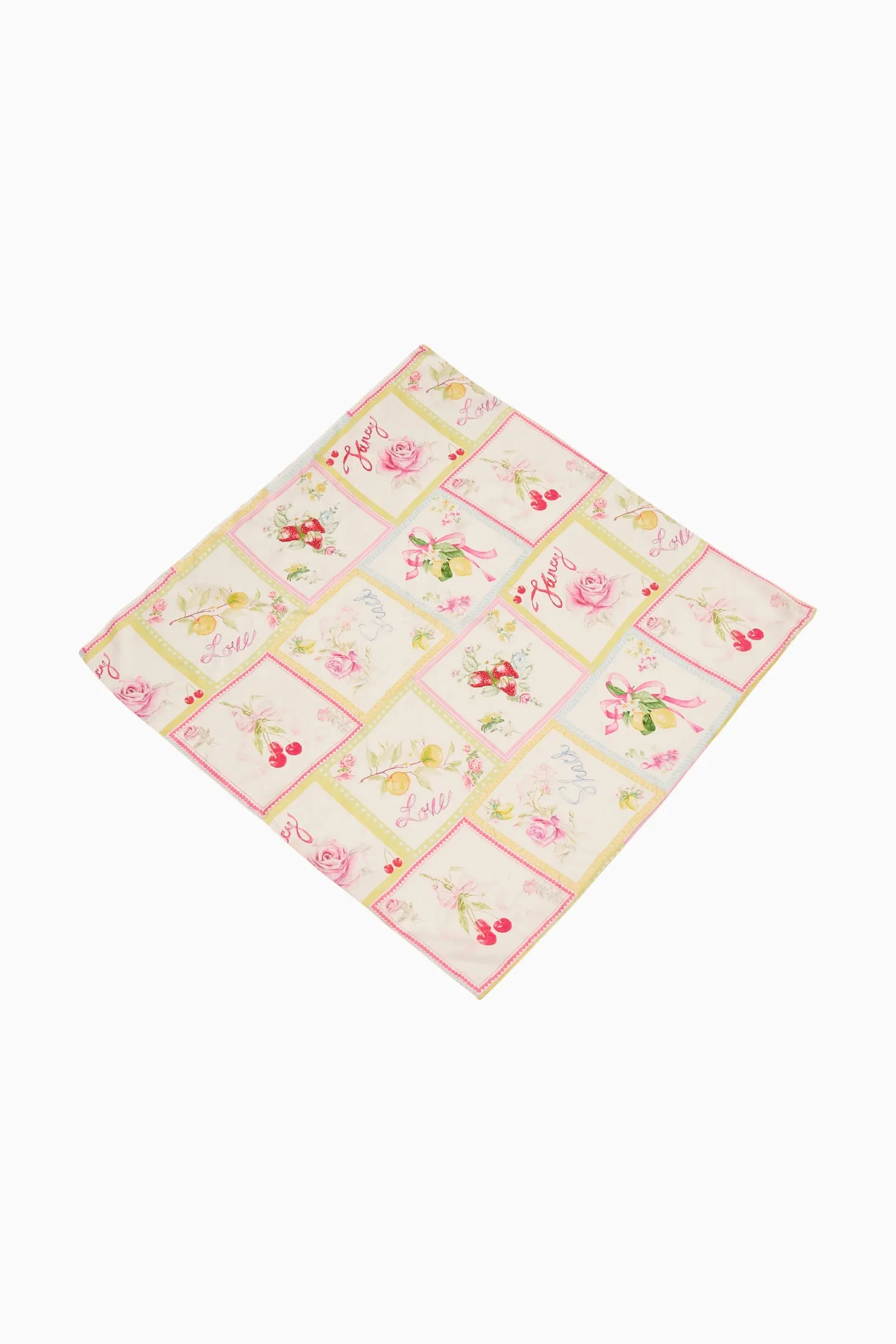 Labrina Fruit Print Scarf sold by LoveShackFancy