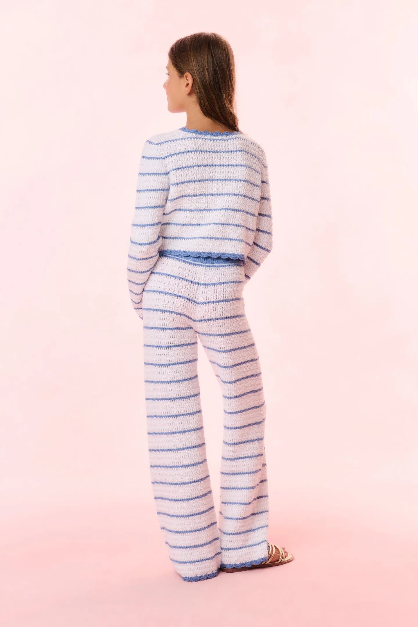 Girls Fawna Striped Crochet Pants sold by LoveShackFancy product image thumbnail 5
