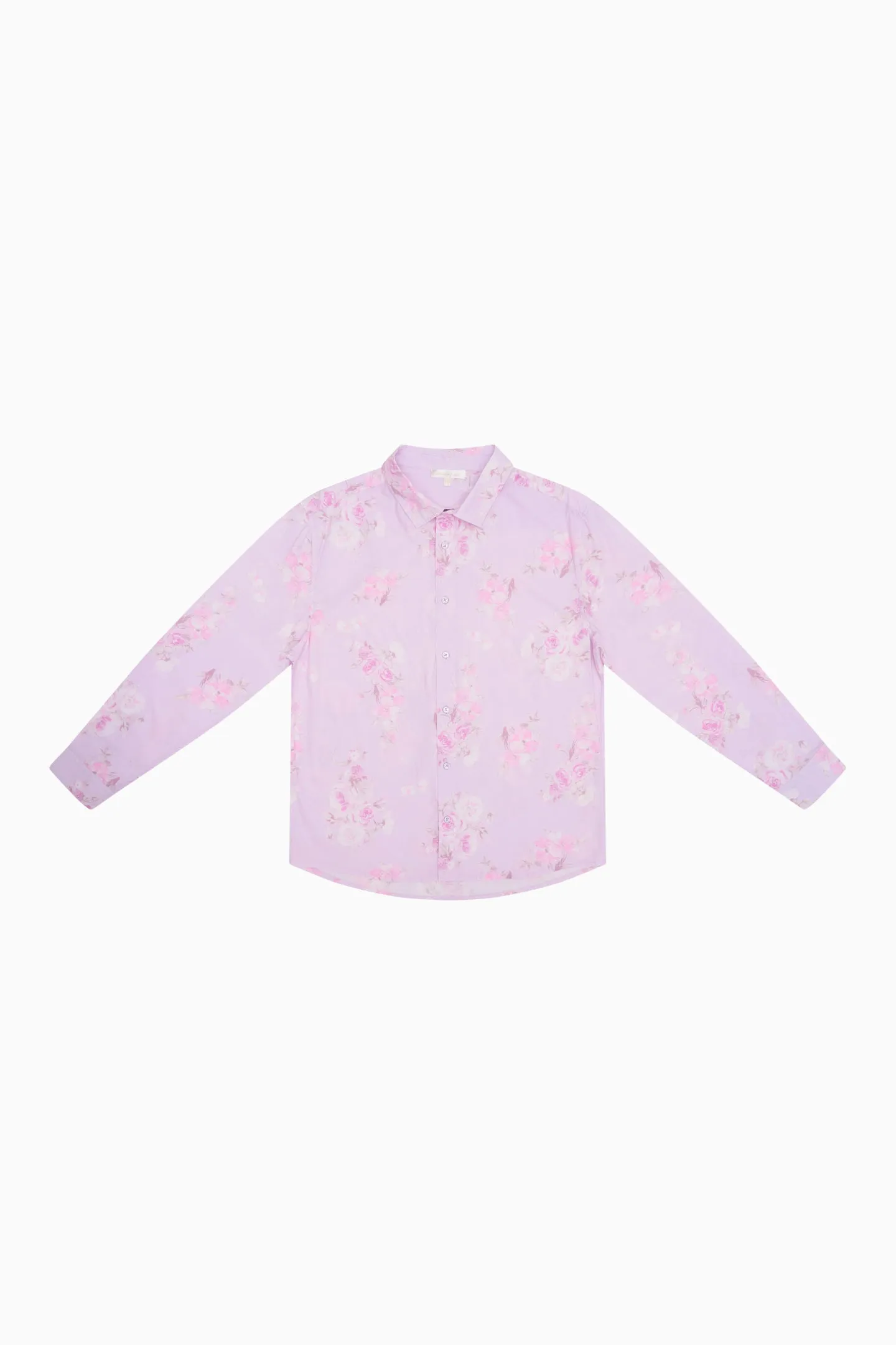 Hudley Cotton Unisex Shirt - HIBISCUS sold by LoveShackFancy