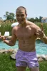 Men's Kai Swim Shorts - HIBISCUS sold by LoveShackFancy
