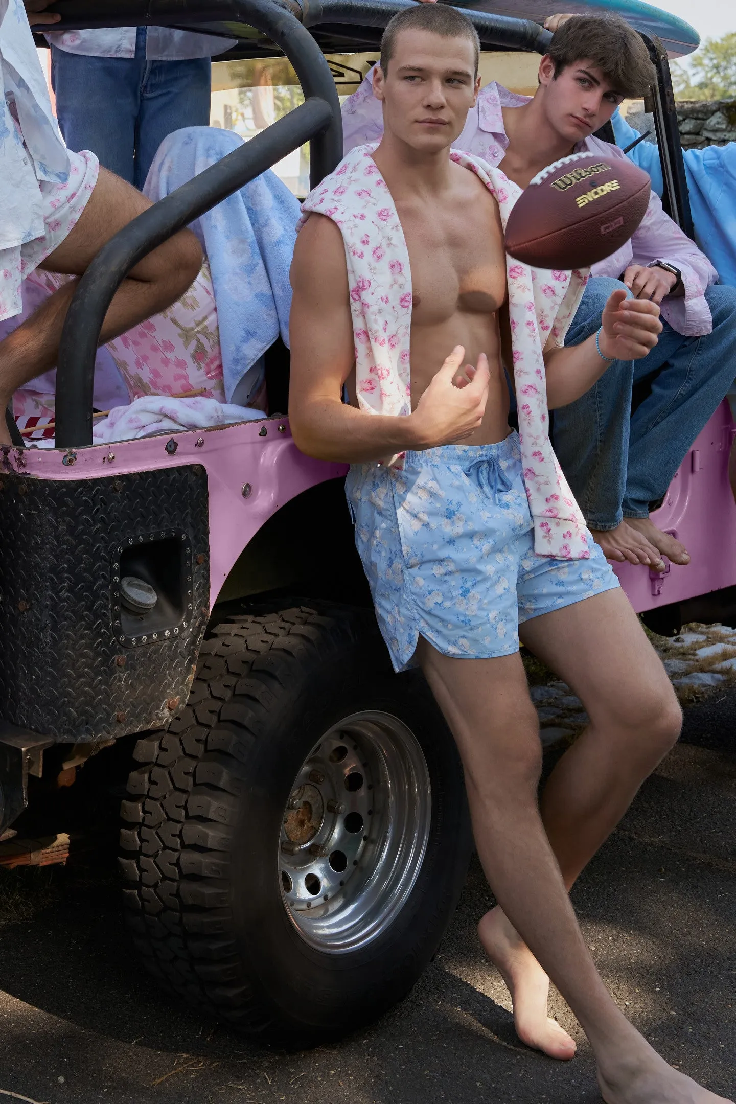 Men's Kai Swim Shorts - WHISPER BLUE sold by LoveShackFancy