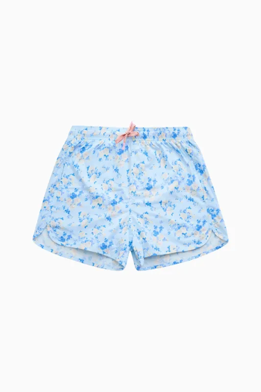 Little Boy Swim Shorts - WHISPER BLUE sold by LoveShackFancy