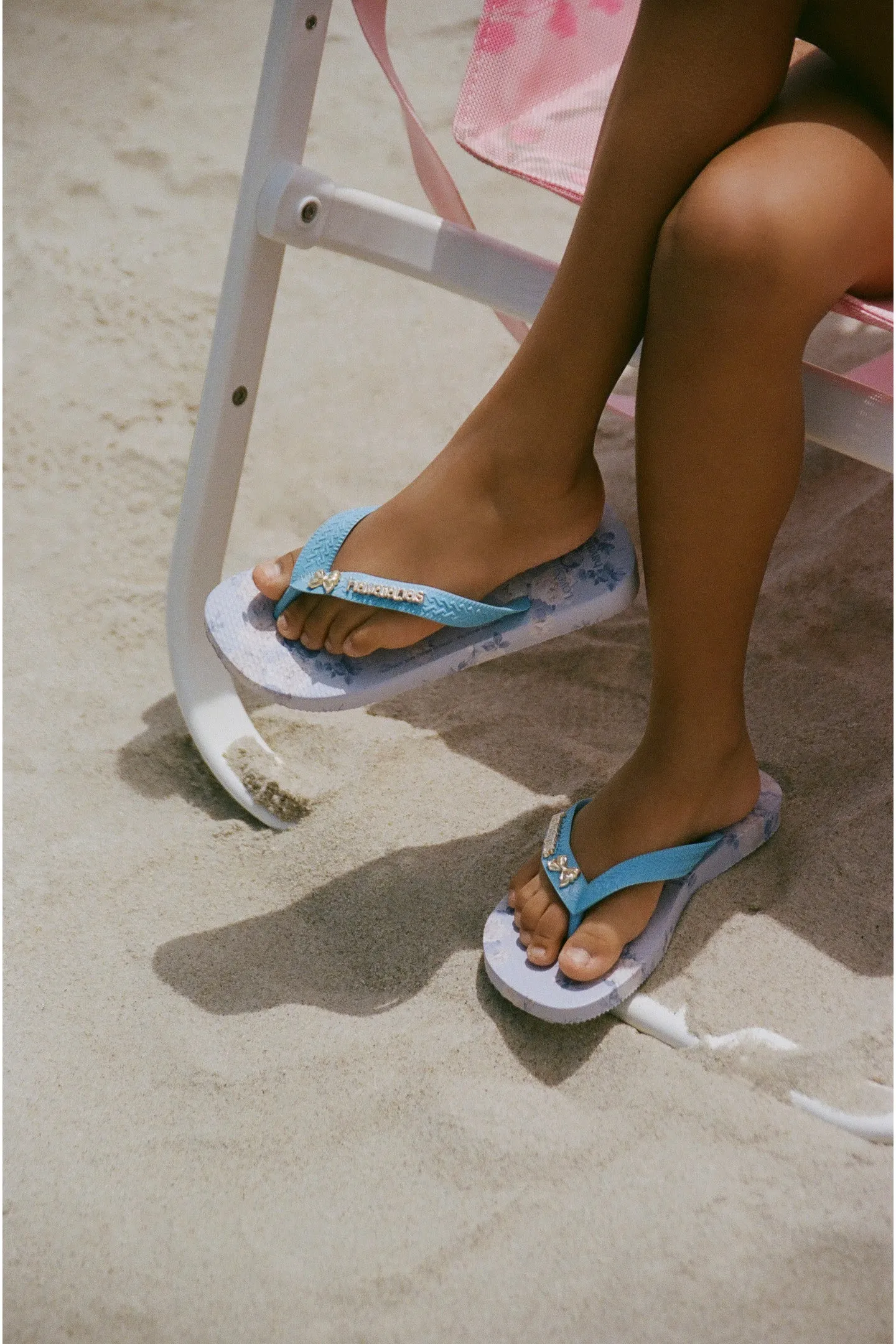 LoveShackFancy x havaianas Girls Whisper Blue Flip Flops sold by LoveShackFancy product image thumbnail 2