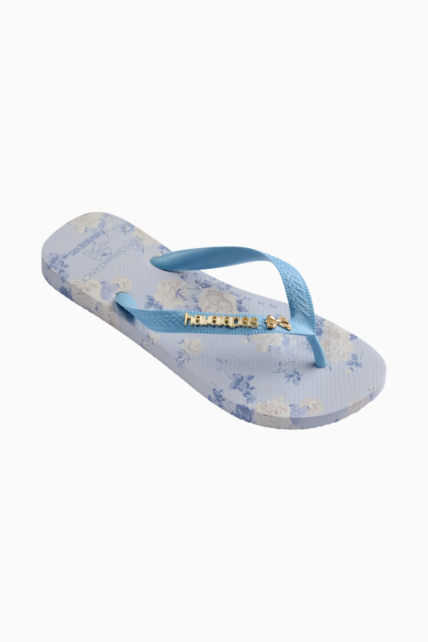 LoveShackFancy x havaianas Women's Whisper Blue Top Flip Flops sold by LoveShackFancy product image thumbnail 2