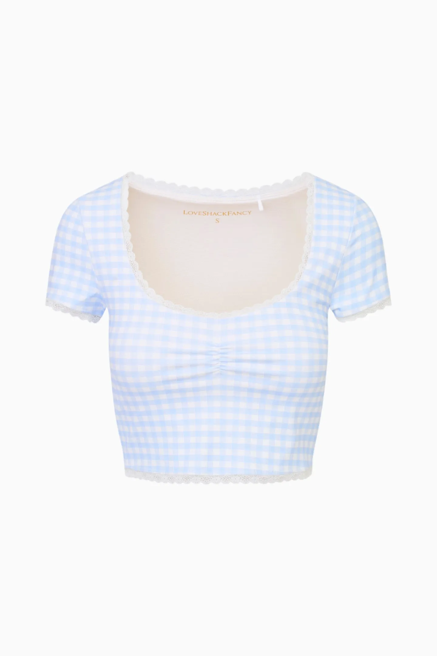 Kudura Gingham Print Active Top sold by LoveShackFancy product image thumbnail 5