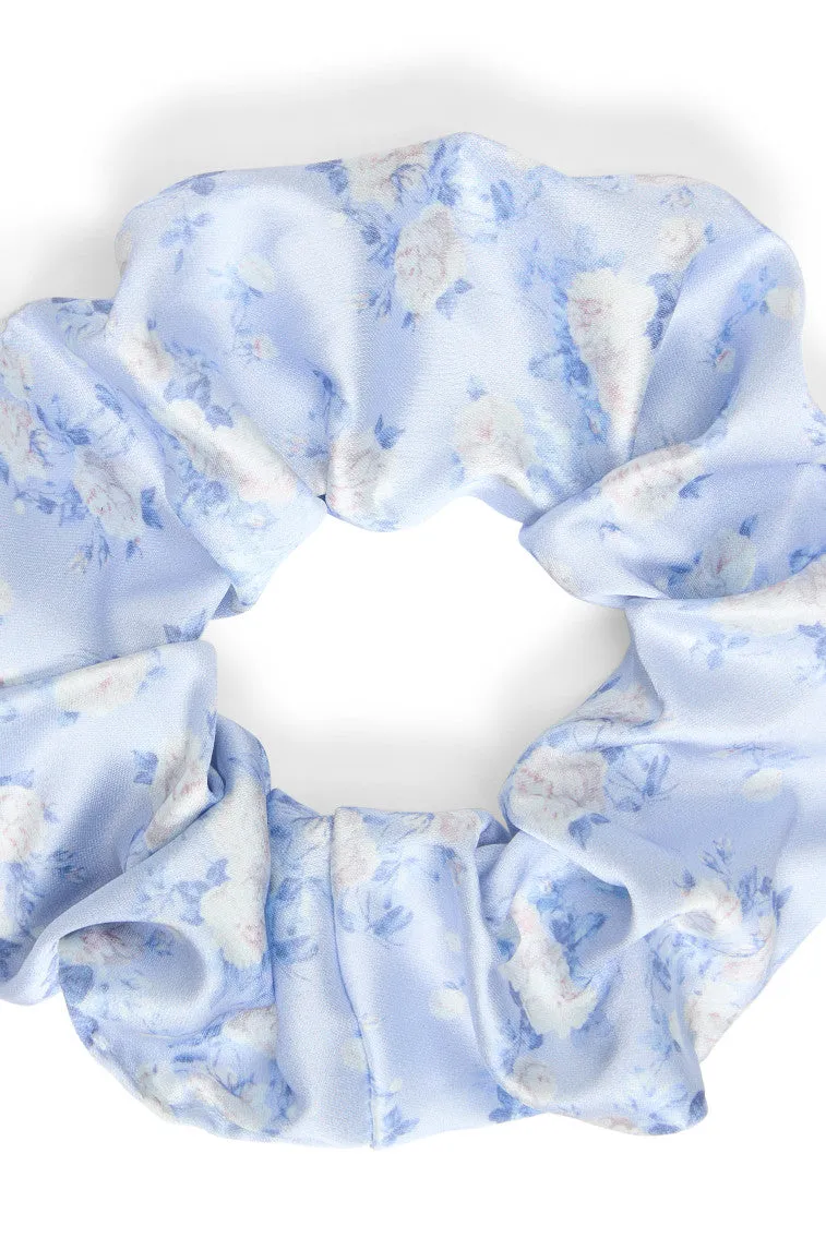 LoveShackFancy x Goody Blue Large Satin Scrunchie Set sold by LoveShackFancy product image thumbnail 5