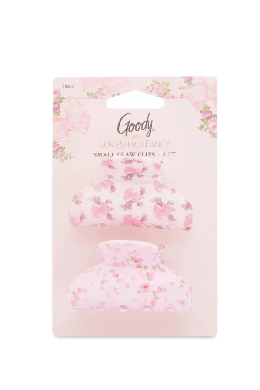 LoveShackFancy x Goody Pink Small Claw Set sold by LoveShackFancy