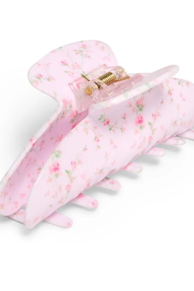 LoveShackFancy x Goody Pink English Ivy Large Claw sold by LoveShackFancy product image thumbnail 2