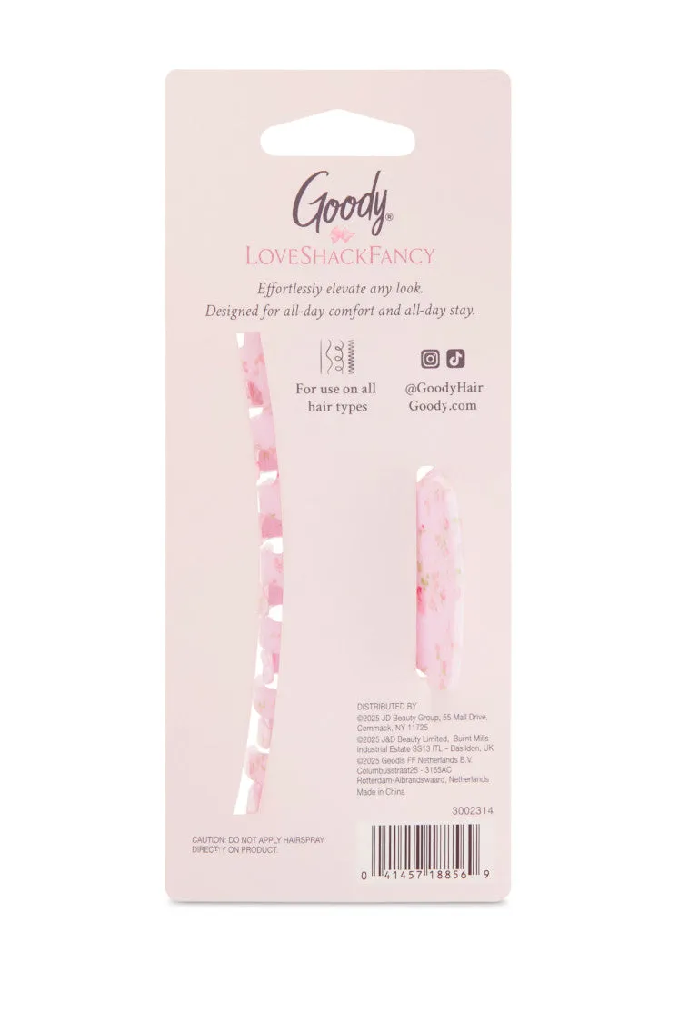 LoveShackFancy x Goody Pink English Ivy Large Claw sold by LoveShackFancy product image thumbnail 5