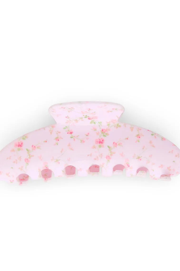 LoveShackFancy x Goody Pink English Ivy Large Claw sold by LoveShackFancy product image thumbnail 4