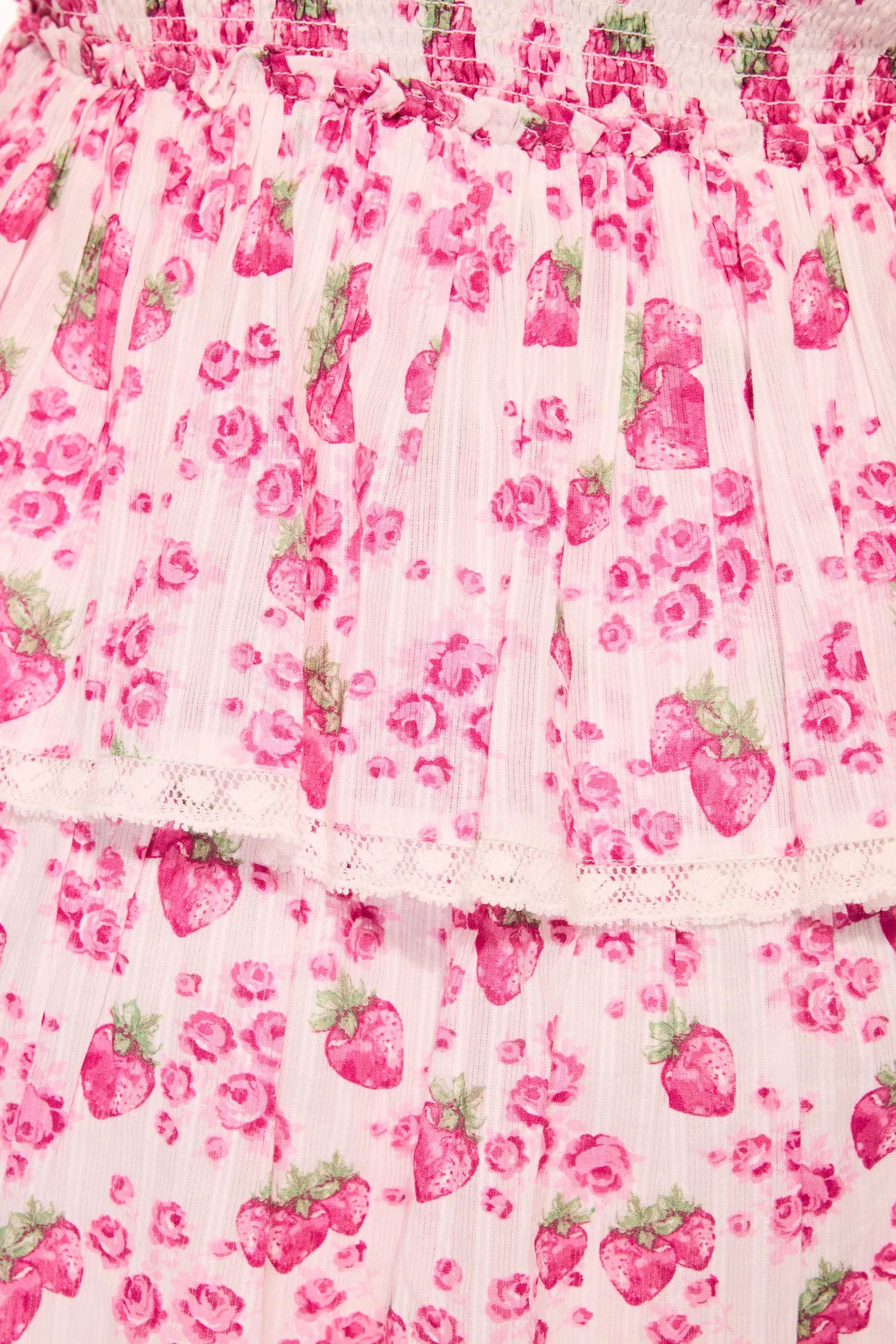 Soira Summer Heirloom Print Mini Dress sold by LoveShackFancy product image thumbnail 4