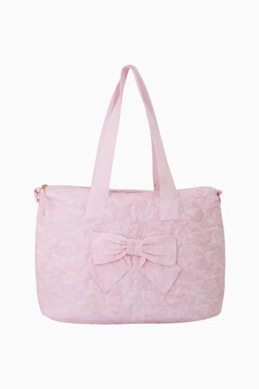 Oran Toile Print Weekender sold by LoveShackFancy