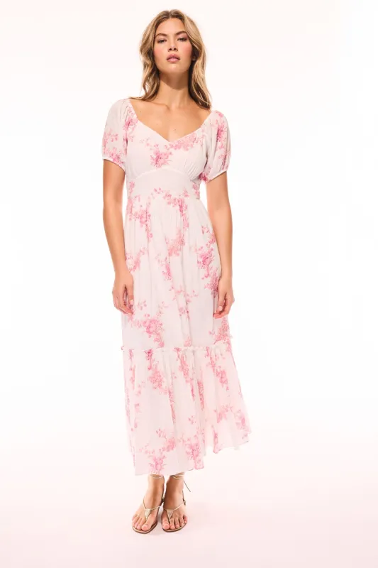 Angie Upcycled Cotton Midi Dress sold by LoveShackFancy