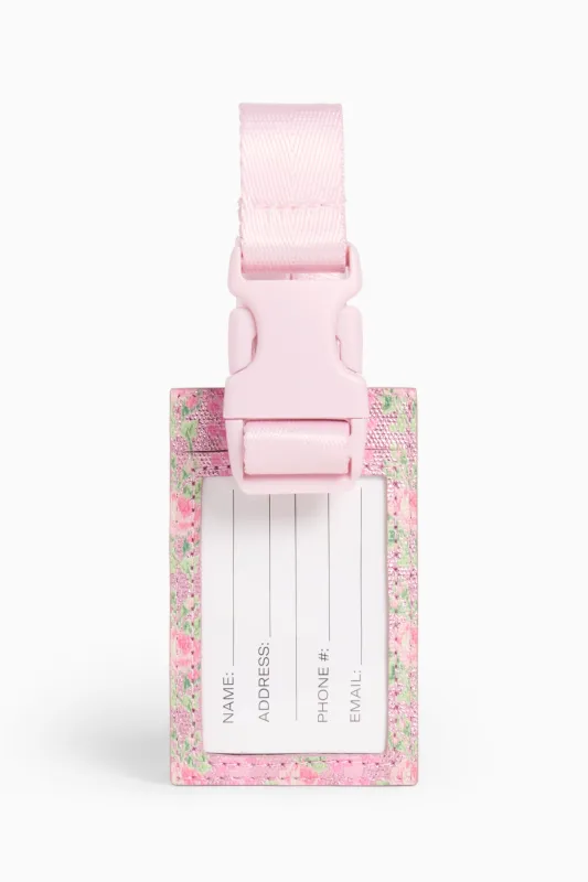 STATE x LoveShackFancy Logan Heirloom Print Luggage Tag sold by LoveShackFancy