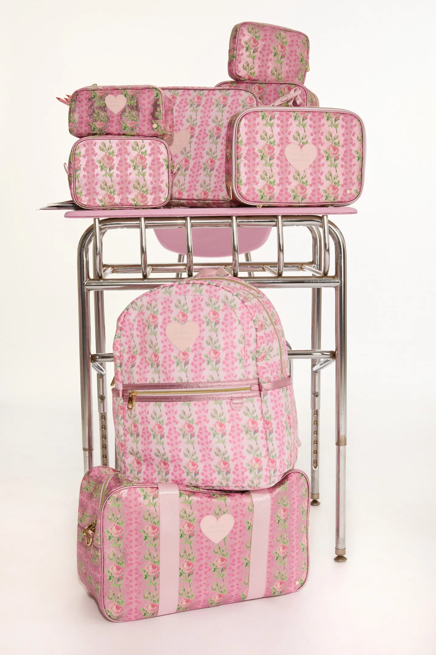 STATE x LoveShackFancy Heirloom Print Travel Pouch Set sold by LoveShackFancy product image thumbnail 2