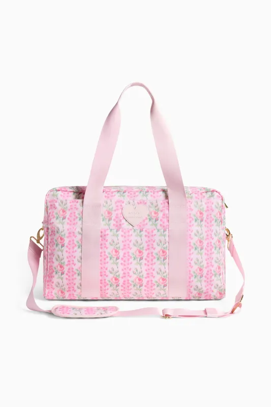 STATE x LoveShackFancy Heirloom Print Wellington Weekender sold by LoveShackFancy