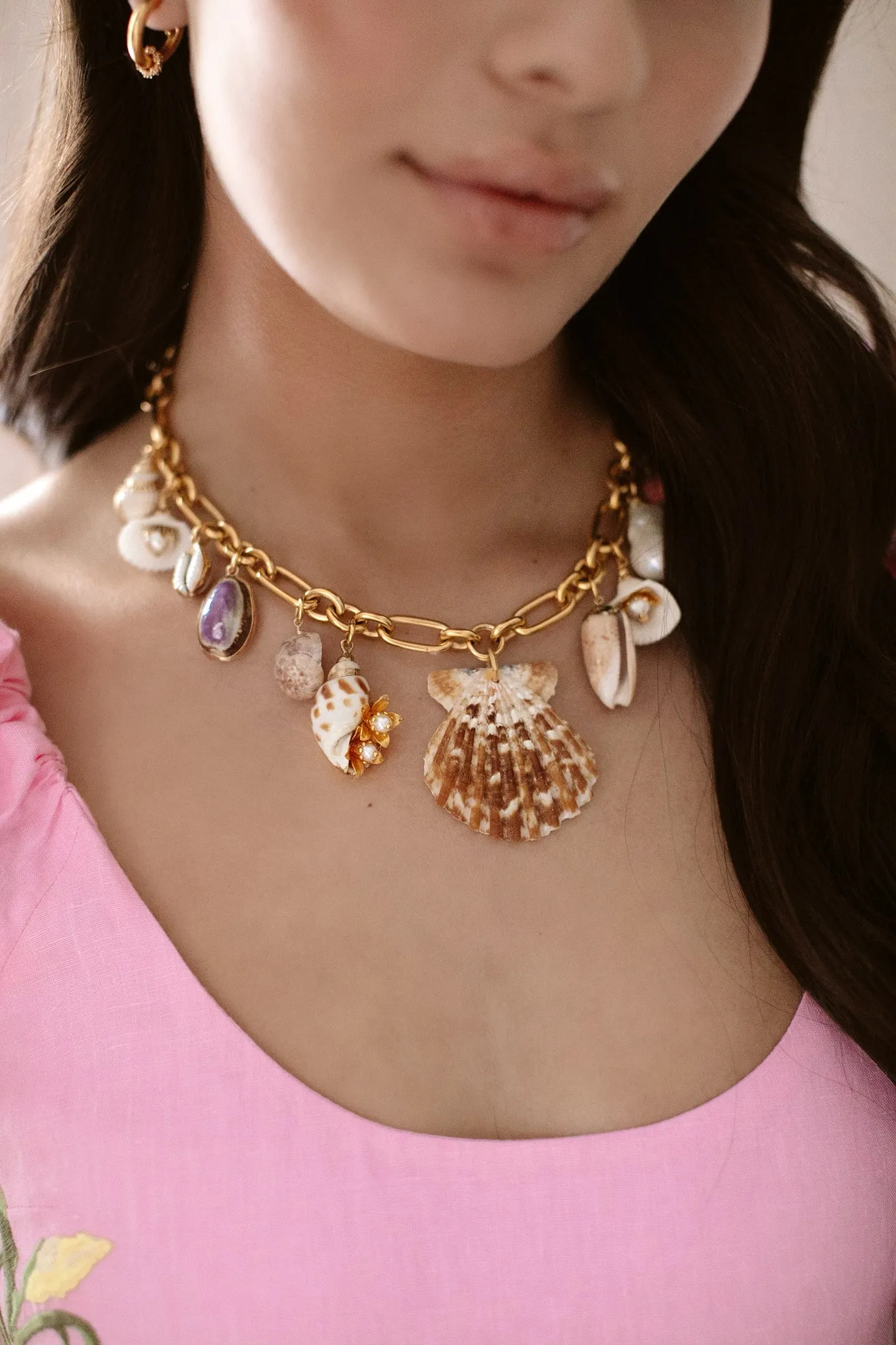 Brinker+Eliza Beach Bound Necklace sold by LoveShackFancy product image thumbnail 2
