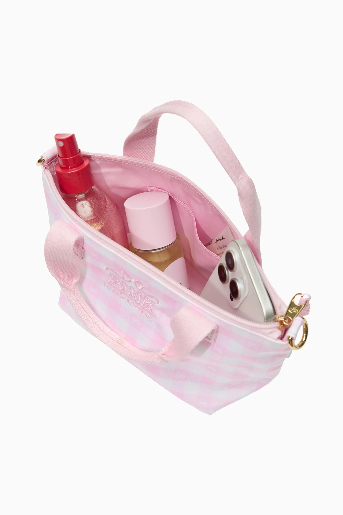 PINK x LoveShackFancy Mini Tote Bag sold by LoveShackFancy product image thumbnail 3