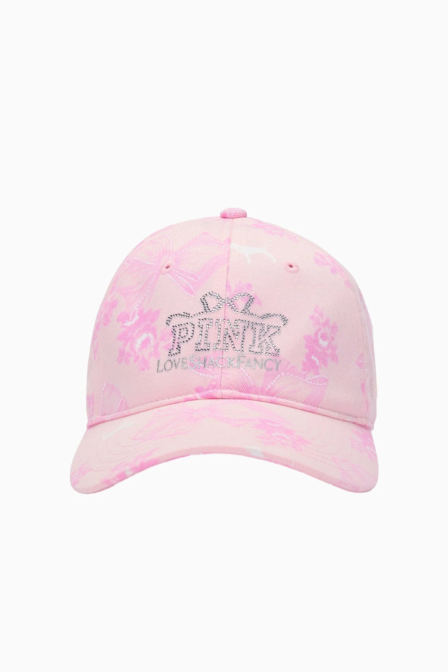 PINK x LoveShackFancy Beaux Icons Baseball Hat sold by LoveShackFancy product image thumbnail 2