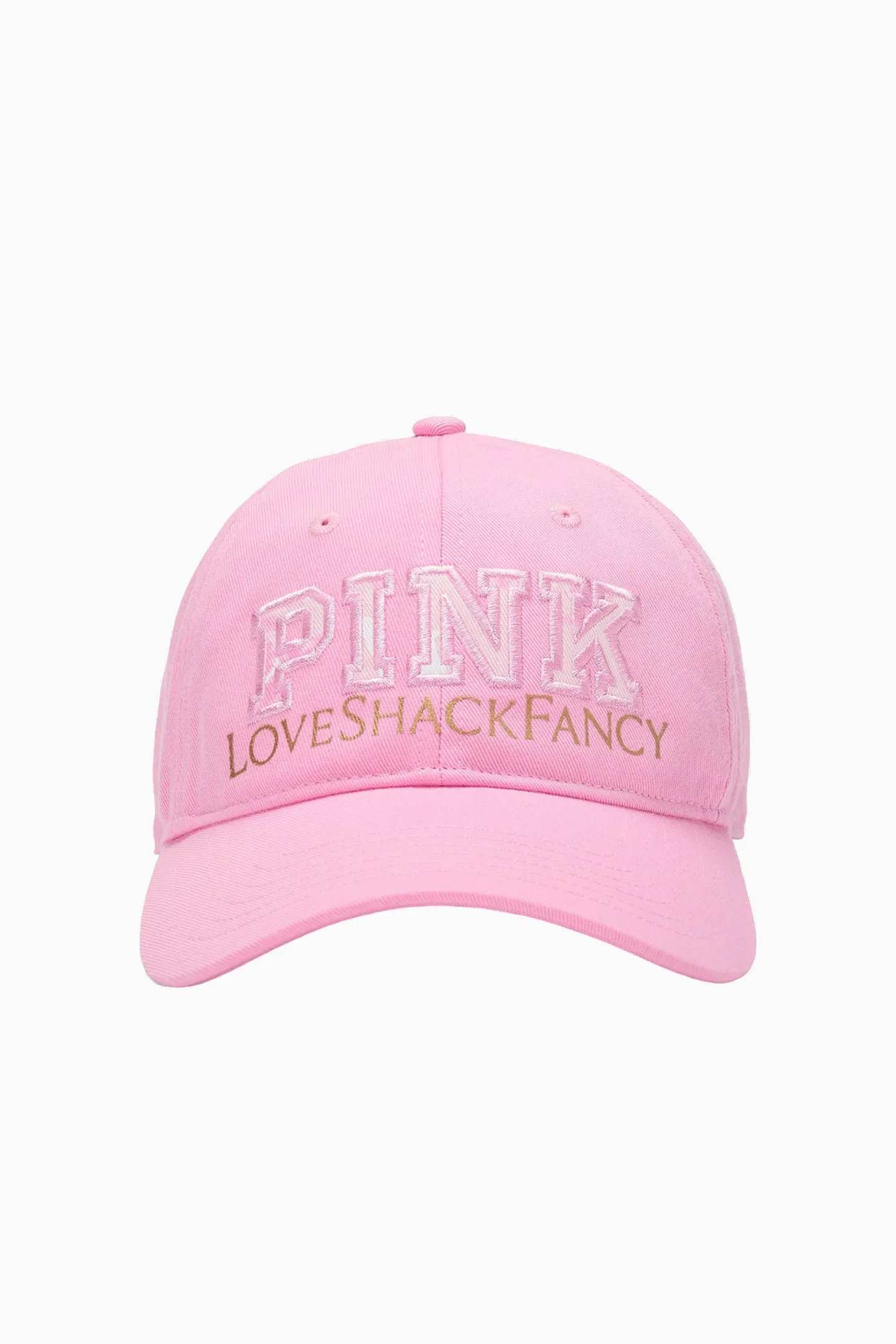 PINK x LoveShackFancy Pink Baseball Hat sold by LoveShackFancy product image thumbnail 2