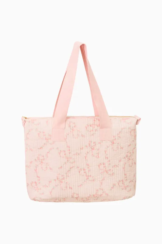 Oran Luna Rosa Fleur Weekender sold by LoveShackFancy